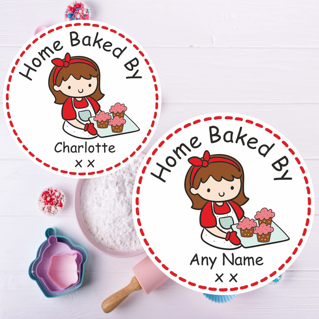 39 Childrens Baking Cooking Labels, Stickers