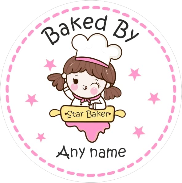39 Kids Baking Cooking Labels, Stickers