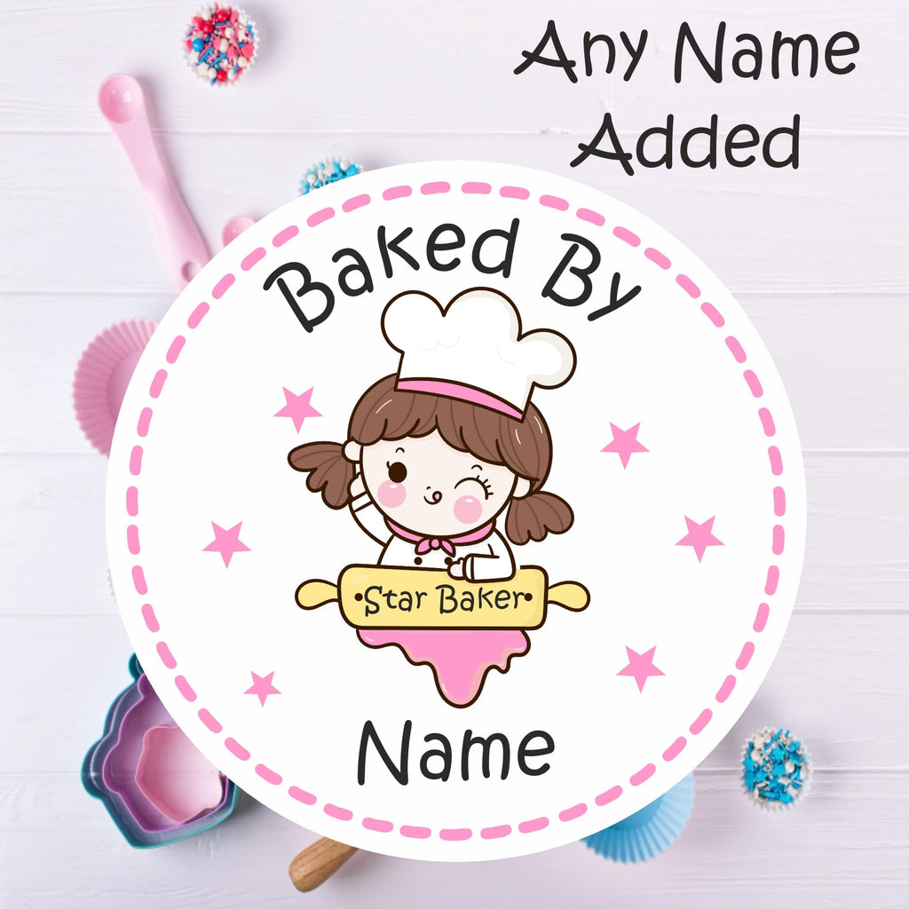 39 Kids Baking Cooking Labels, Stickers
