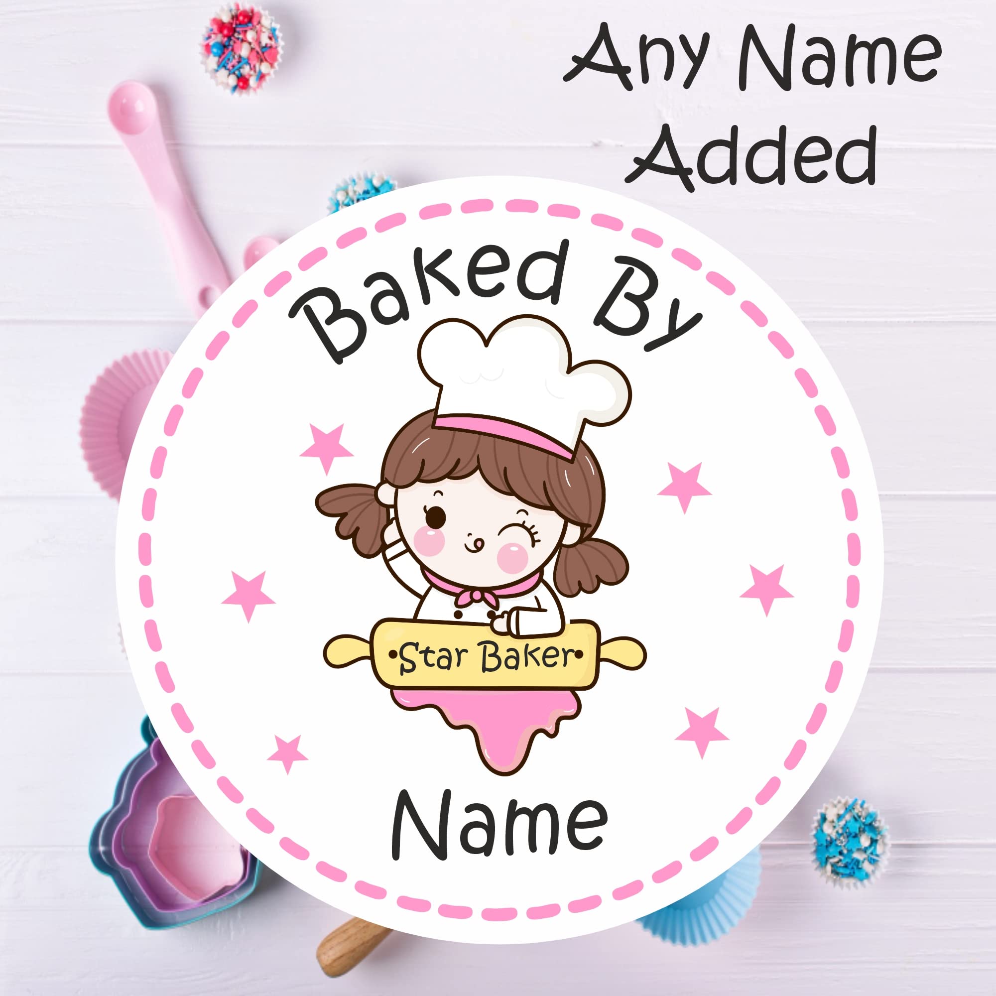 39 Kids Baking Cooking Labels, Stickers