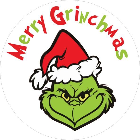 39 Merry Grinchmas Stickers – Perfect for Christmas Holiday Gifts, Sweet Treats, and Events