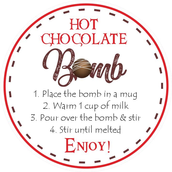 Hot Chocolate Bomb Stickers