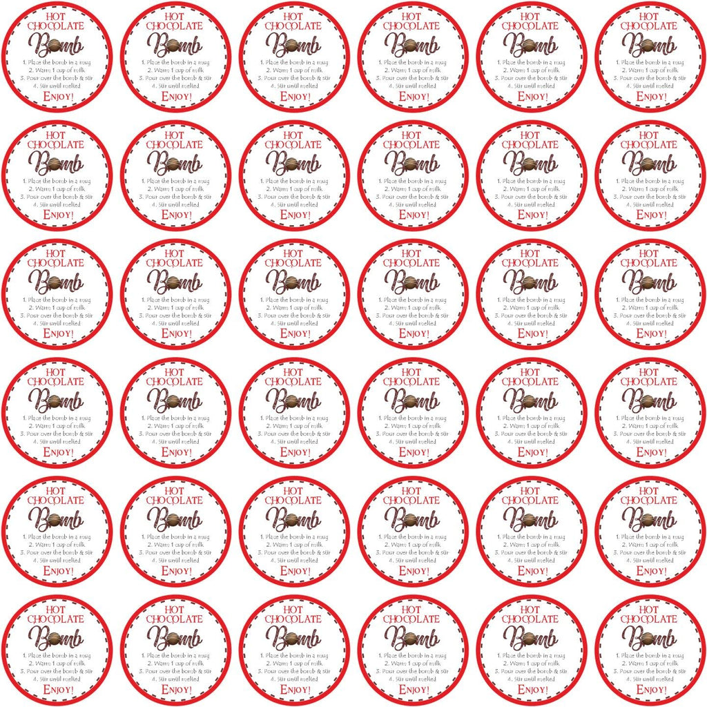 Hot Chocolate Bomb Stickers