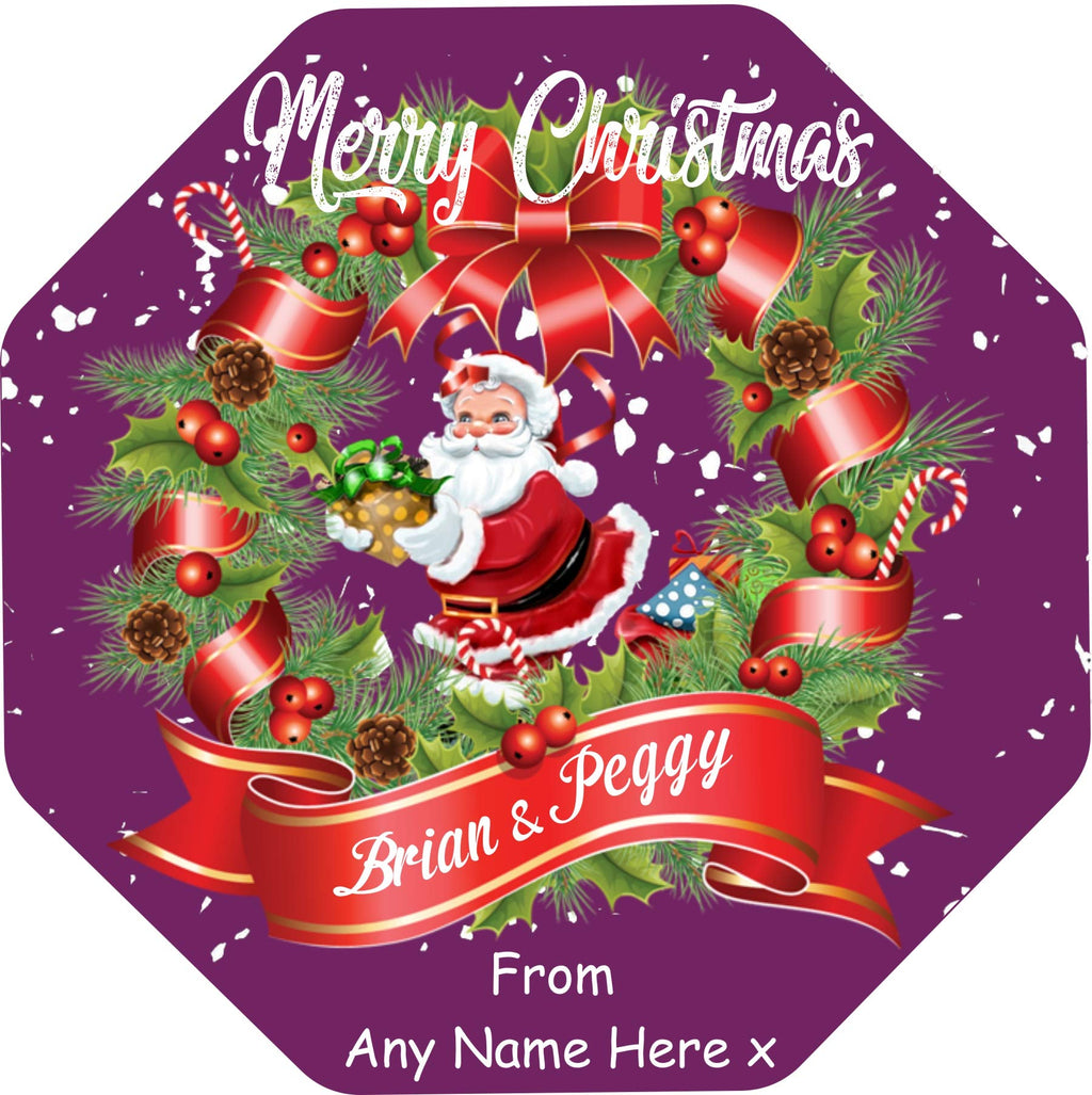 Personalised Label for Quality Street Tub Christmas Chocolates Gift idea