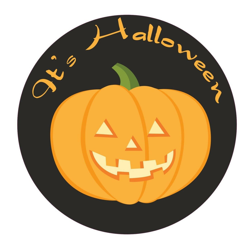 TRICK OR TREAT HALLOWEEN  26 ORANGE STRIPED PARTY BAGS & 26 STICKERS PER SET