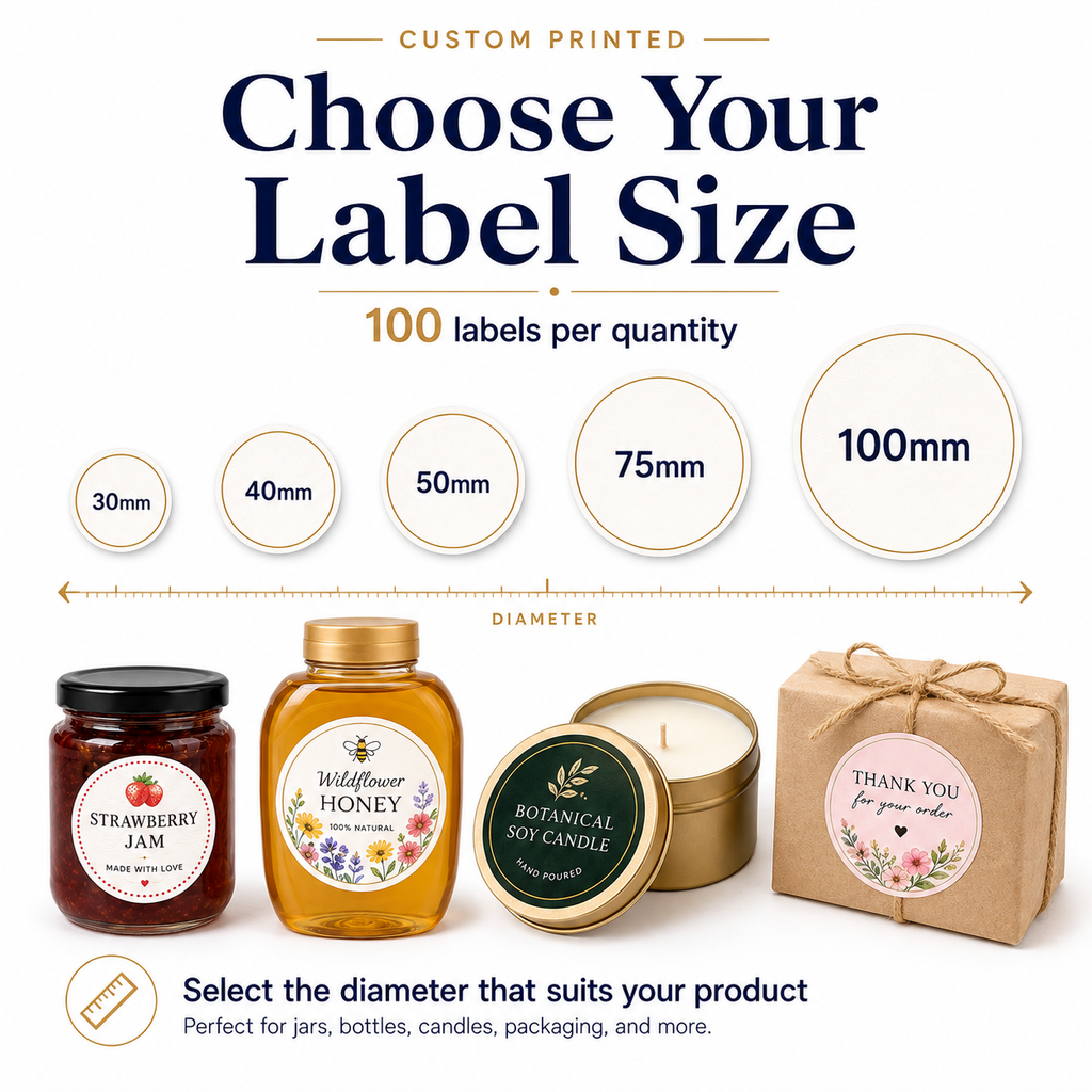 Custom Printed Round Labels