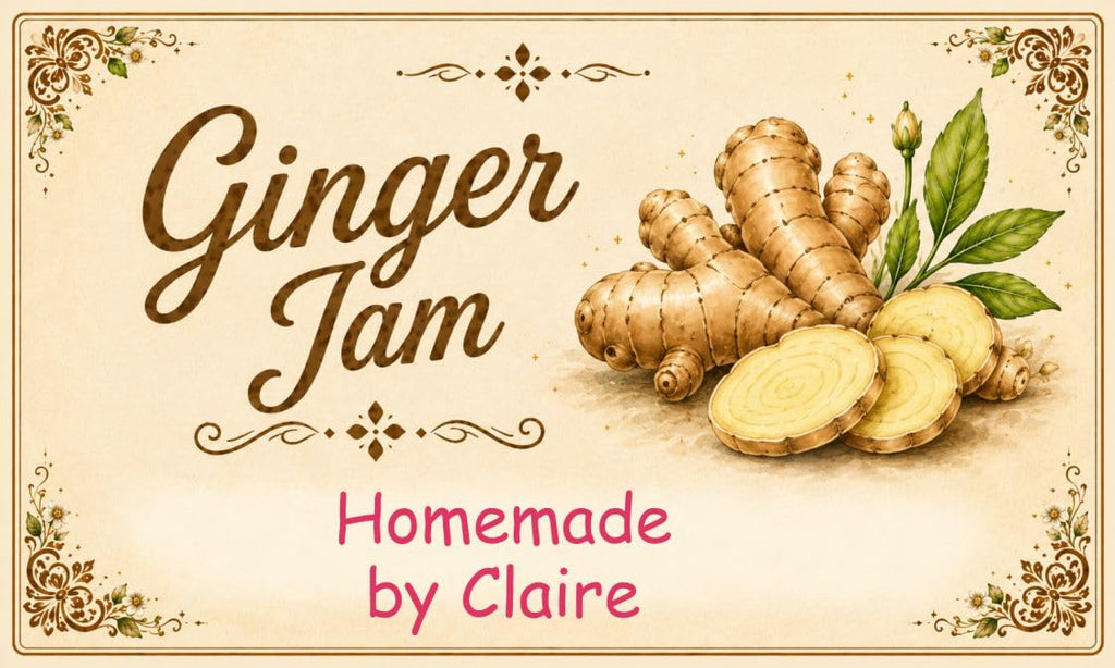 21 Personalised Ginger Jam Labels
