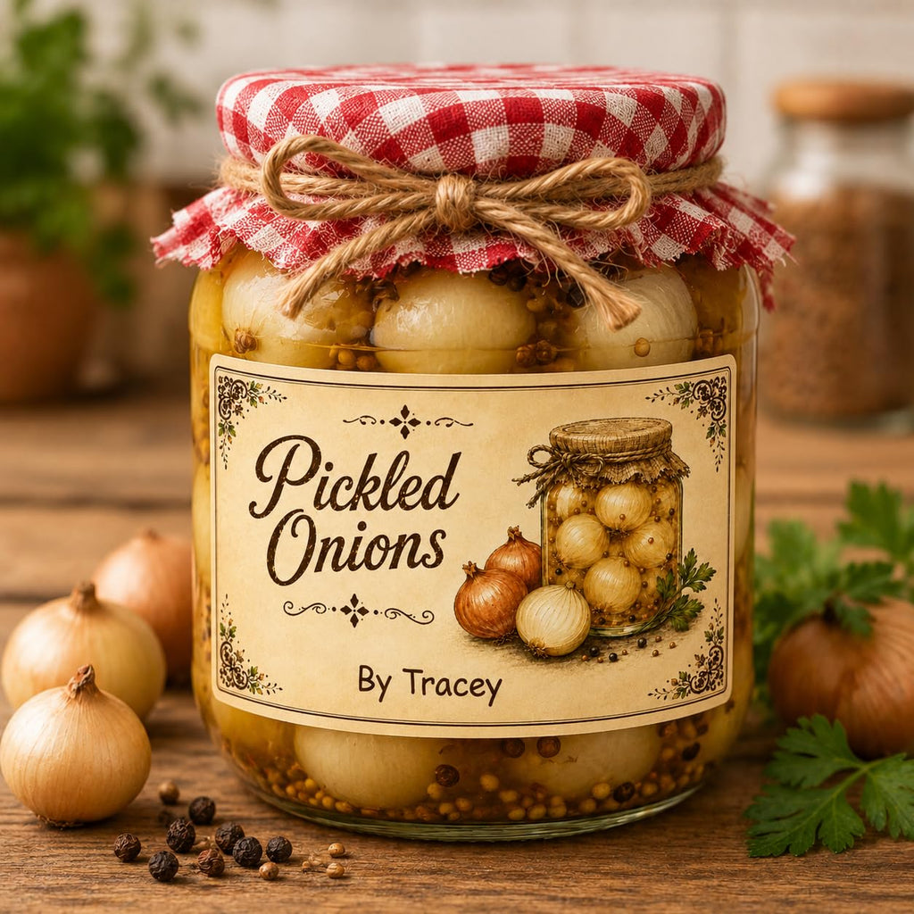 21 Personalised Pickled Onion Labels