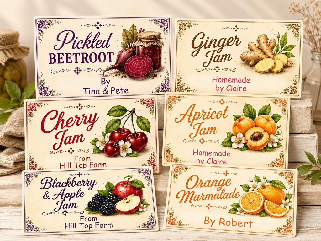 21 Personalised Pickled Onion Labels